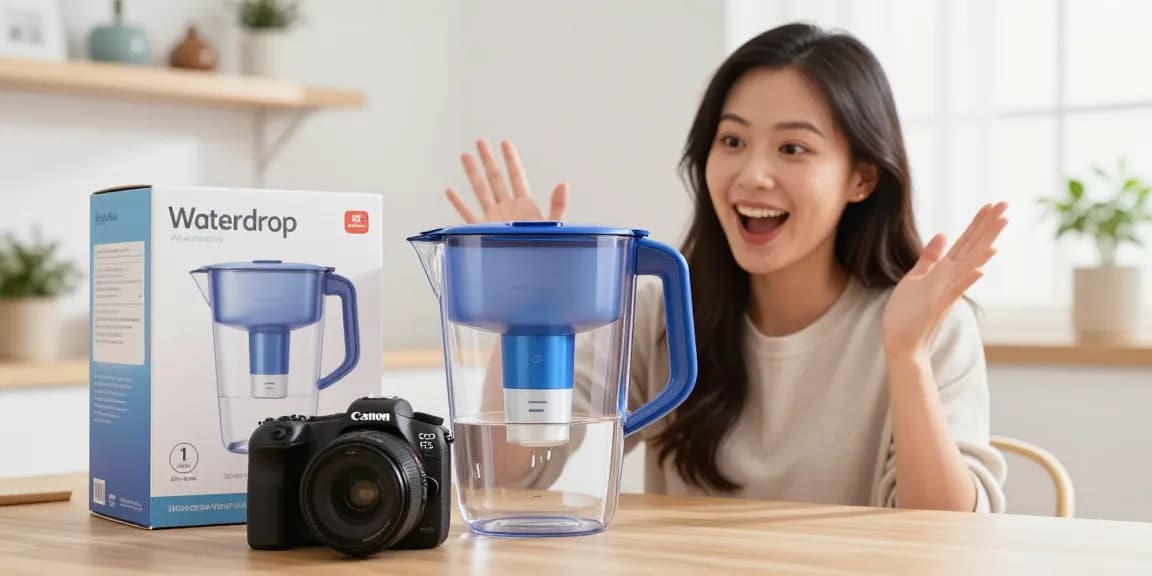 Waterdrop Water Filter Pitcher with 1 Filter - top-rated product for online shopping and best deals in e-commerce.