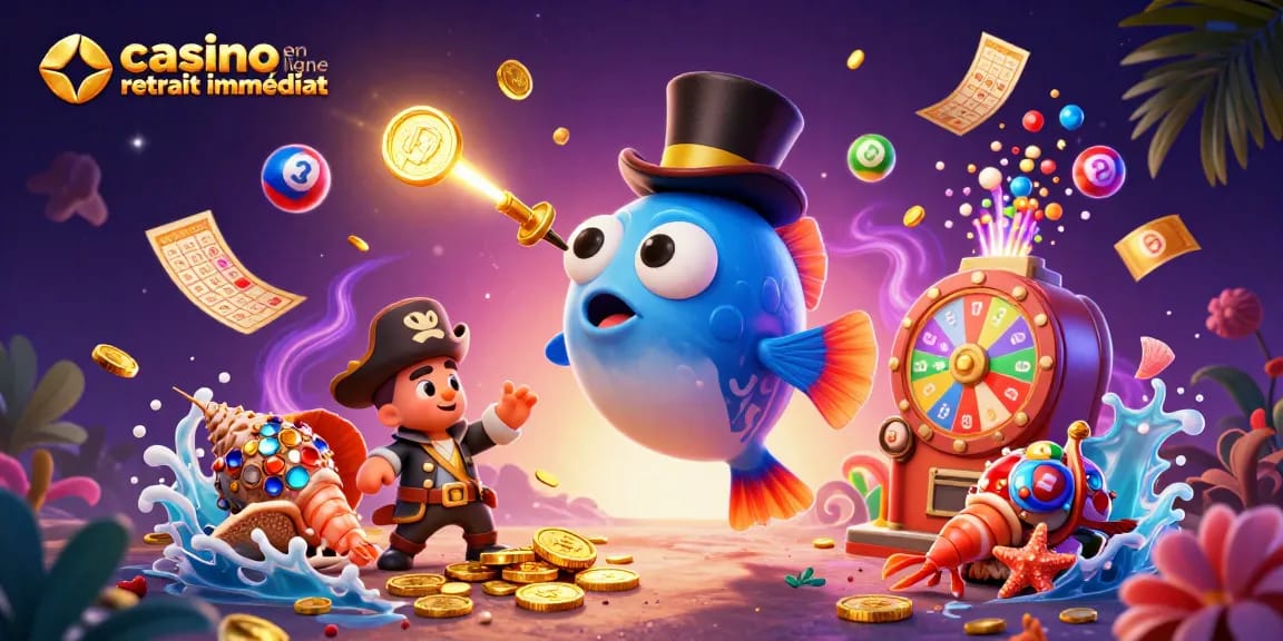 Gagnez avec le casino en ligne retrait immédiat en jouant avec des personnages captivants et des éléments de jeu dynamiques.