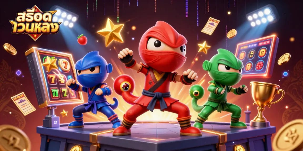Experience thrilling gameplay with สล็อตเว็บตรง characters in action, displaying rich casino elements.