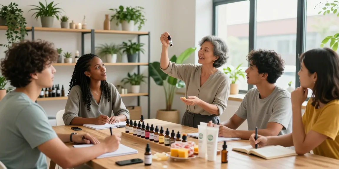 Canadians learning about the benefits of cbd oil canada during an engaging wellness workshop.