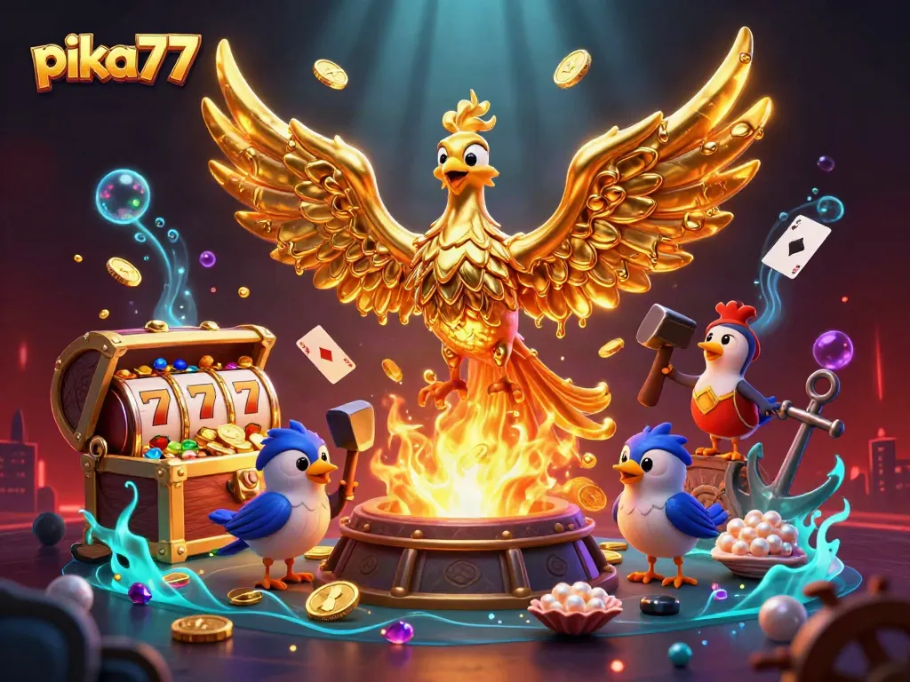 Experience the thrill of winning with PIKA77's captivating casino games featuring stunning graphics.