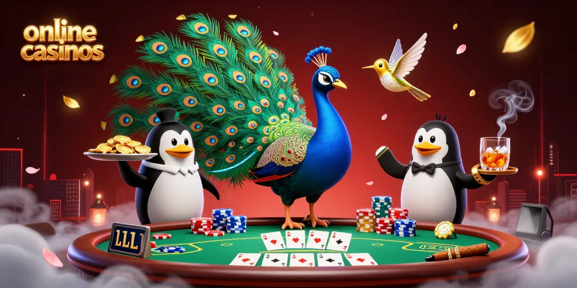 Engage in thrilling online casinos with vibrant characters and dynamic casino elements.
