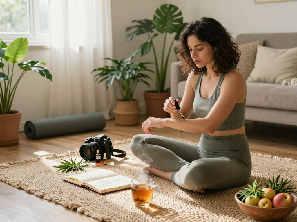 Bienfaits de la fleur de cannabis avec CBD biologique, infusion de thé, ambiance de bien-être naturel, produits certifiés et contrôlés en laboratoire.