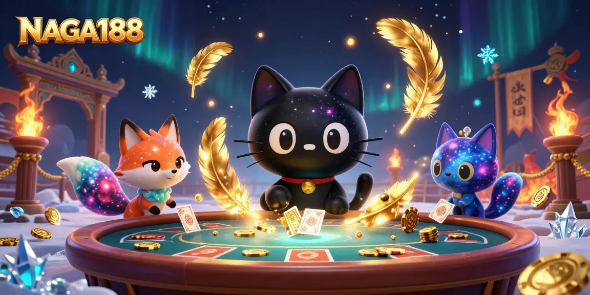 NAGA188: Dapatkan pengalaman kasino yang tidak terlupakan dengan kucing hitam galaksi dan teman nebulanya.
