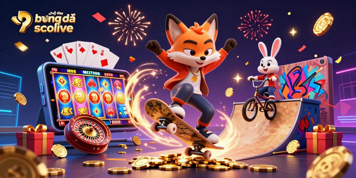 Experience trực tiếp bóng đá socolive with vibrant casino-themed characters showcasing dynamic gaming elements.