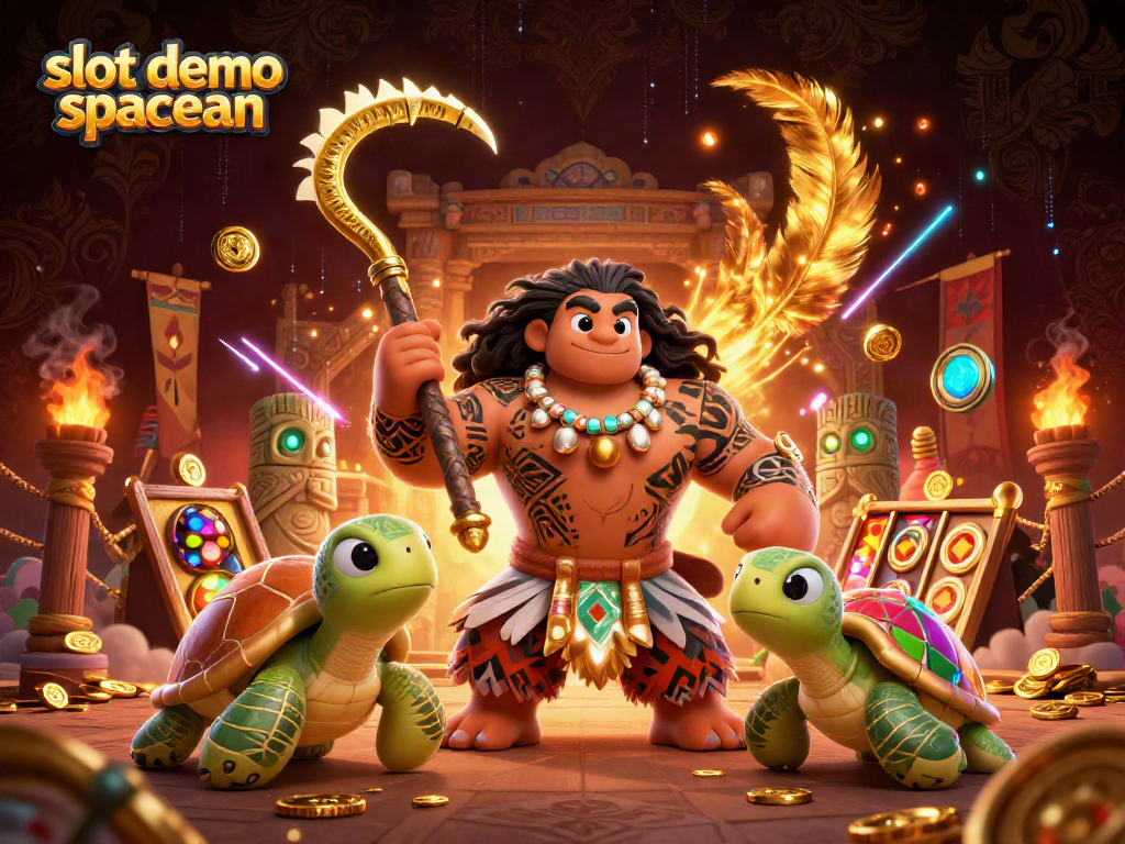 Spin the reels in vibrant action with slot demo spaceman characters and casino elements.