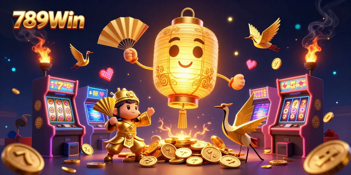 Experience gaming excitement at 789Win with lively 3D casino visuals and engaging game elements.