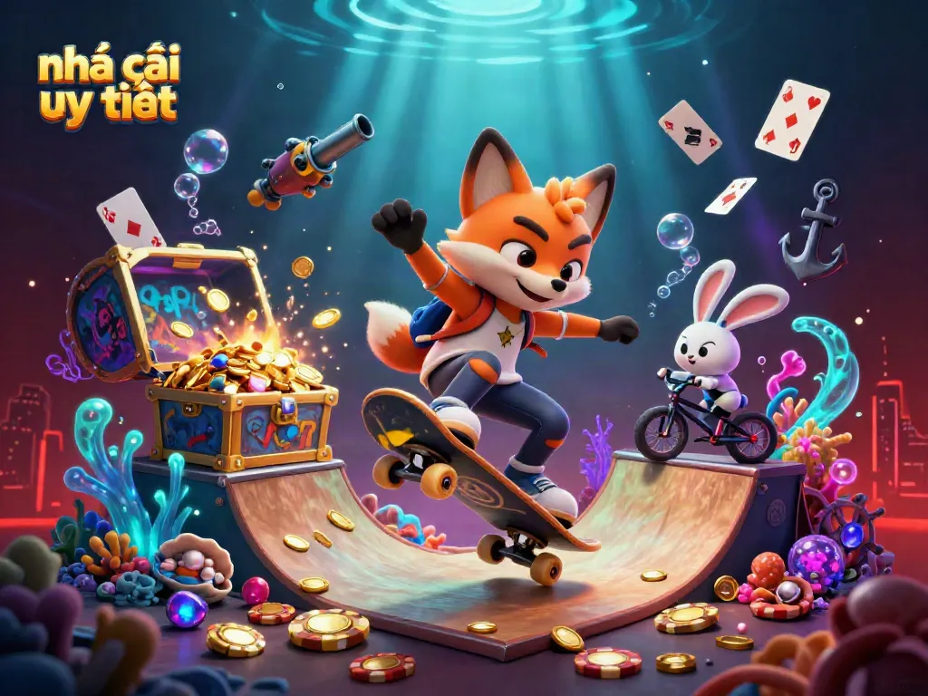 Experience thrilling action in the world of nhà cái uy tín with unique casino-inspired characters and dynamic gameplay.