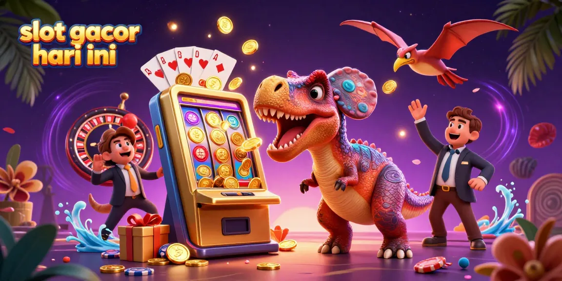 Experience big wins at slot gacor hari ini with vibrant, dynamic gaming action featuring coins and excitement.