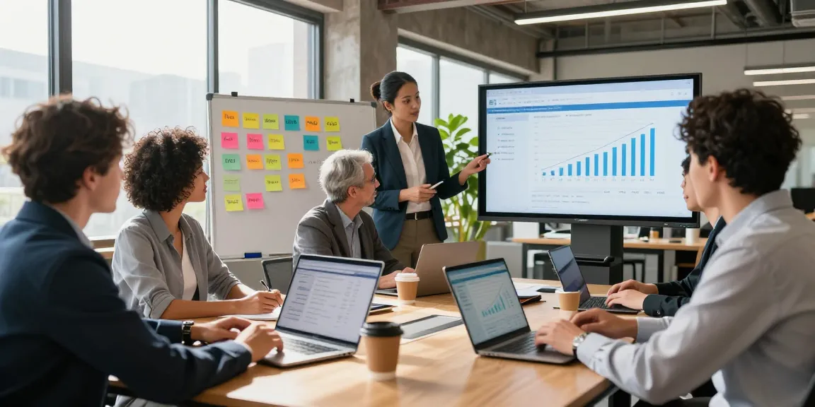 Best seo services strategy session in a modern office with collaboration and analytics.