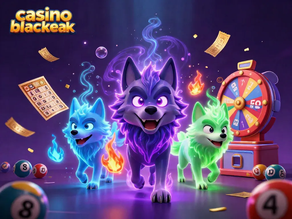 Juega al casino blackjack mientras disfrutas de una emocionante ilustración digital llena de elementos vibrantes y energía.