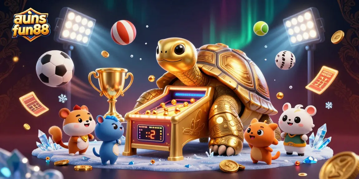 สมัครfun88 เล่นเกมสล็อตสนุกสุดเหวี่ยงกับเต่าเงินทองในคาสิโนออนไลน์