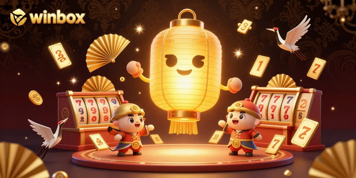 Experience thrilling wins with winbox at this vibrant, festive online casino scene featuring gold treasures and gaming excitement.
