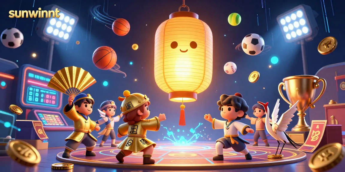 Experience sunwinnt's vibrant sports betting world with dynamic golden lantern spirit and thrilling game elements.