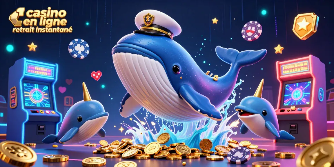 Découvrez l'excitation du casino en ligne retrait instantané avec des personnages 3D vibrants et des éléments de jeu.