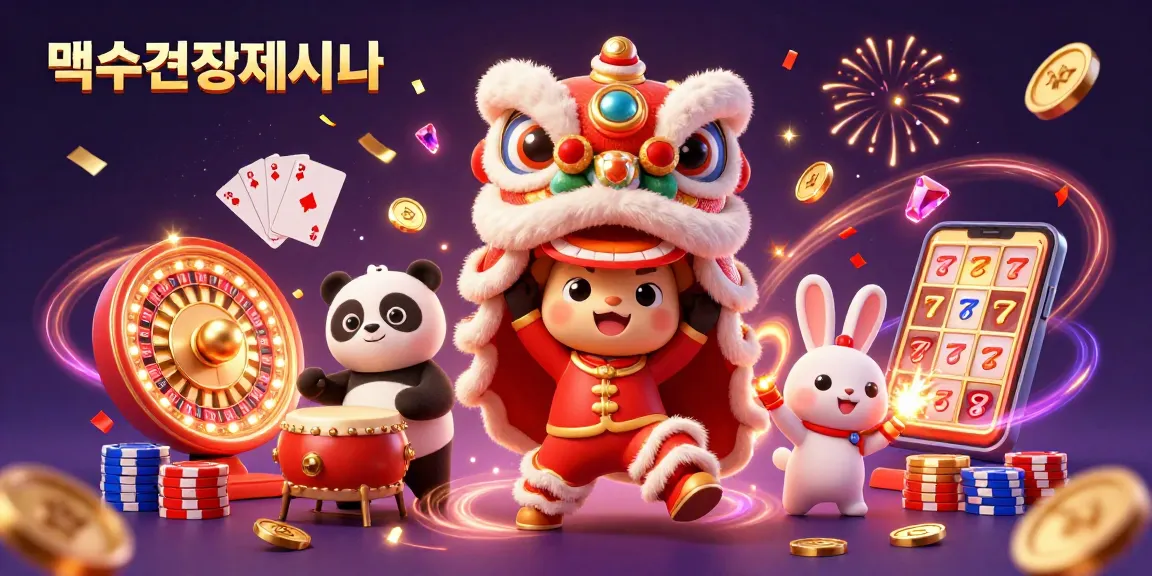 먹튀검증사이트 안전한 배팅을 위한 카지노 캐릭터들이 즐겁게 노는 장면