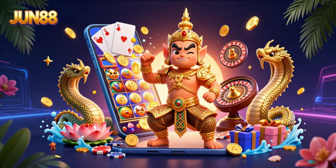 Engage with the JUN88 casino experience featuring lively games and treasures.
