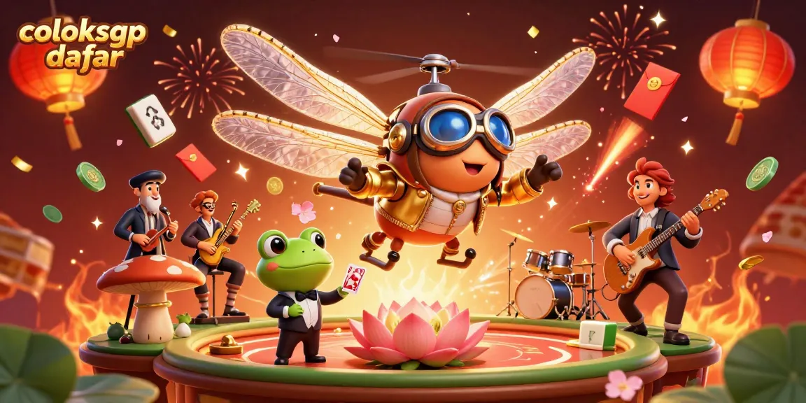 Engage in the thrill of the casino scene with coloksgp daftar, featuring animated characters and vibrant visuals.