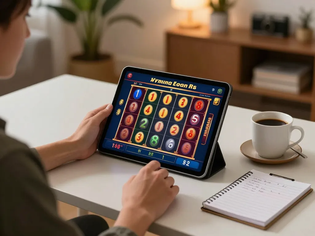 Player winning slots on rr88 platform in comfortable home gaming setup