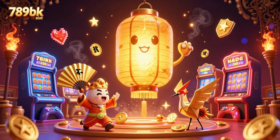 Win big with the 789bk slot showcasing vibrant game elements and golden lantern spirit.