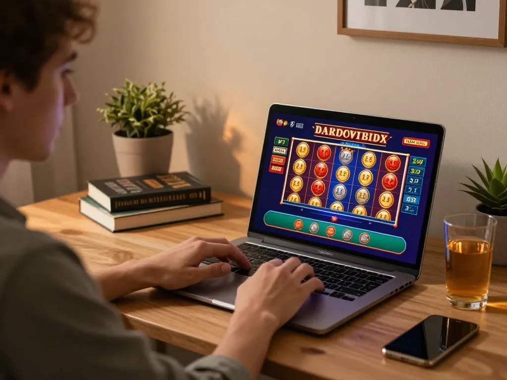 Player strategizing on 888NEW online casino interface, showcasing responsible gaming environment and interactive experience.