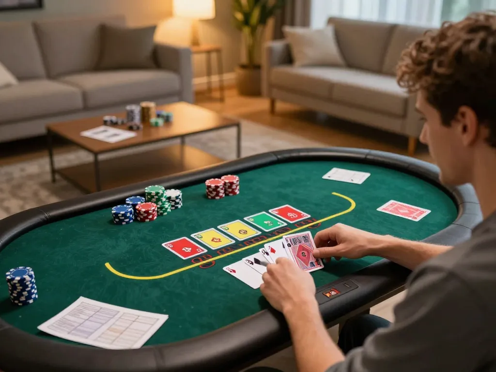 Player engaged in live blackjack on dn88s app, showcasing a thrilling online gaming experience.