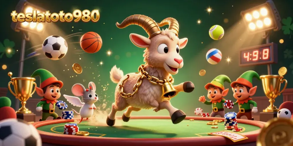 Join the excitement at teslatoto980 with a rollercoaster of thrill in a festive casino scene.