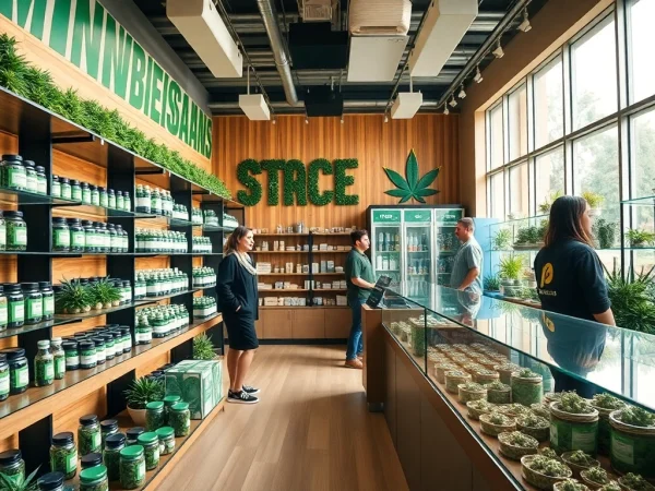 Shop for quality cannabis at a vibrant Weed Store filled with a variety of products.