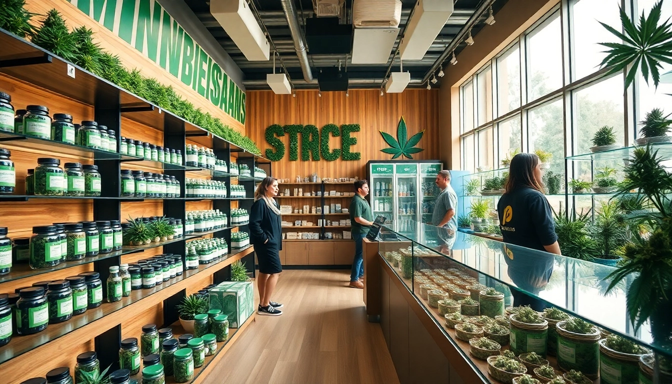 Shop for quality cannabis at a vibrant Weed Store filled with a variety of products.