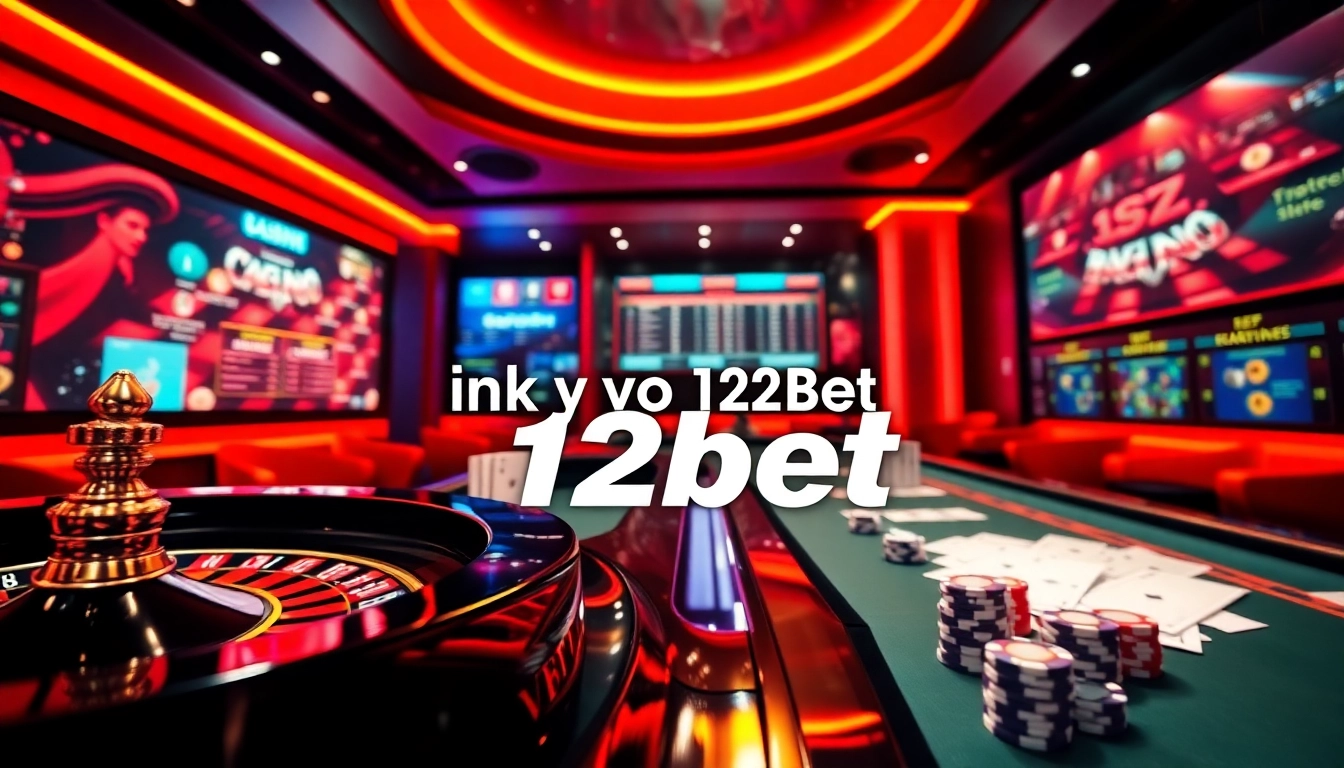 Experience the thrill of online gaming with 12Bet through the ink vao 12bet interface featuring exciting casino elements.