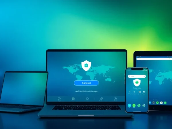 快连下载 - Display of 快连 VPN app interface on multiple devices emphasizing seamless connections for secure browsing.