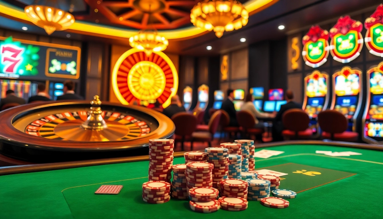Experience high-stakes excitement at KJC, a premier online gambling platform featuring roulette and poker.