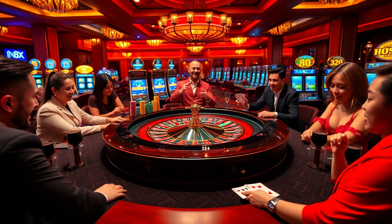 Experience the excitement of new 88 with players enjoying vibrant casino games.