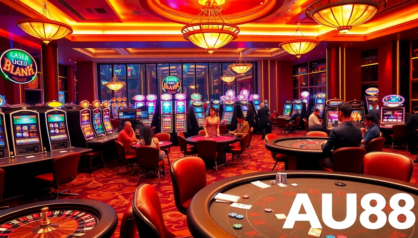 Experience the excitement of online gambling at https://au88.select/ with vibrant casino scenes and engaging players.
