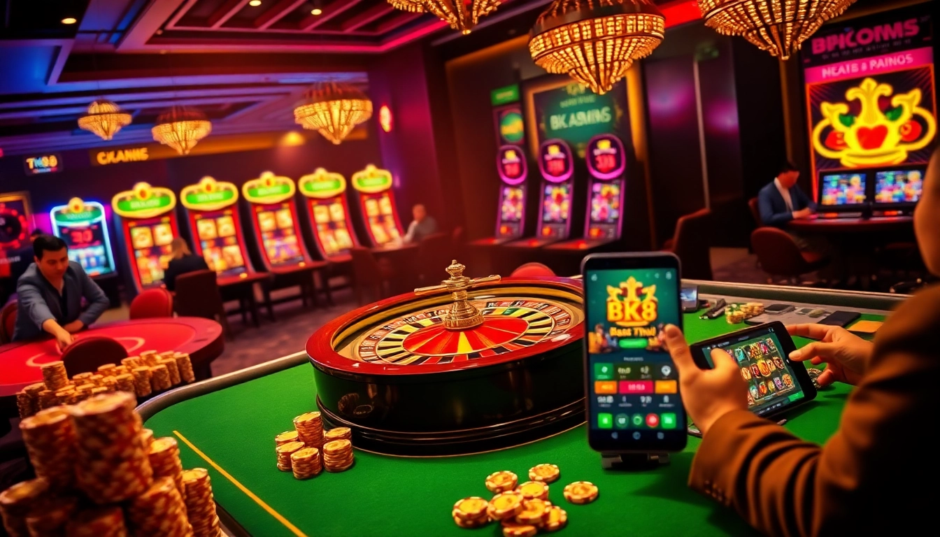 Experience the thrill of bk8thai ทางเข้า with vibrant casino actions featuring roulette, poker, and mobile gaming.