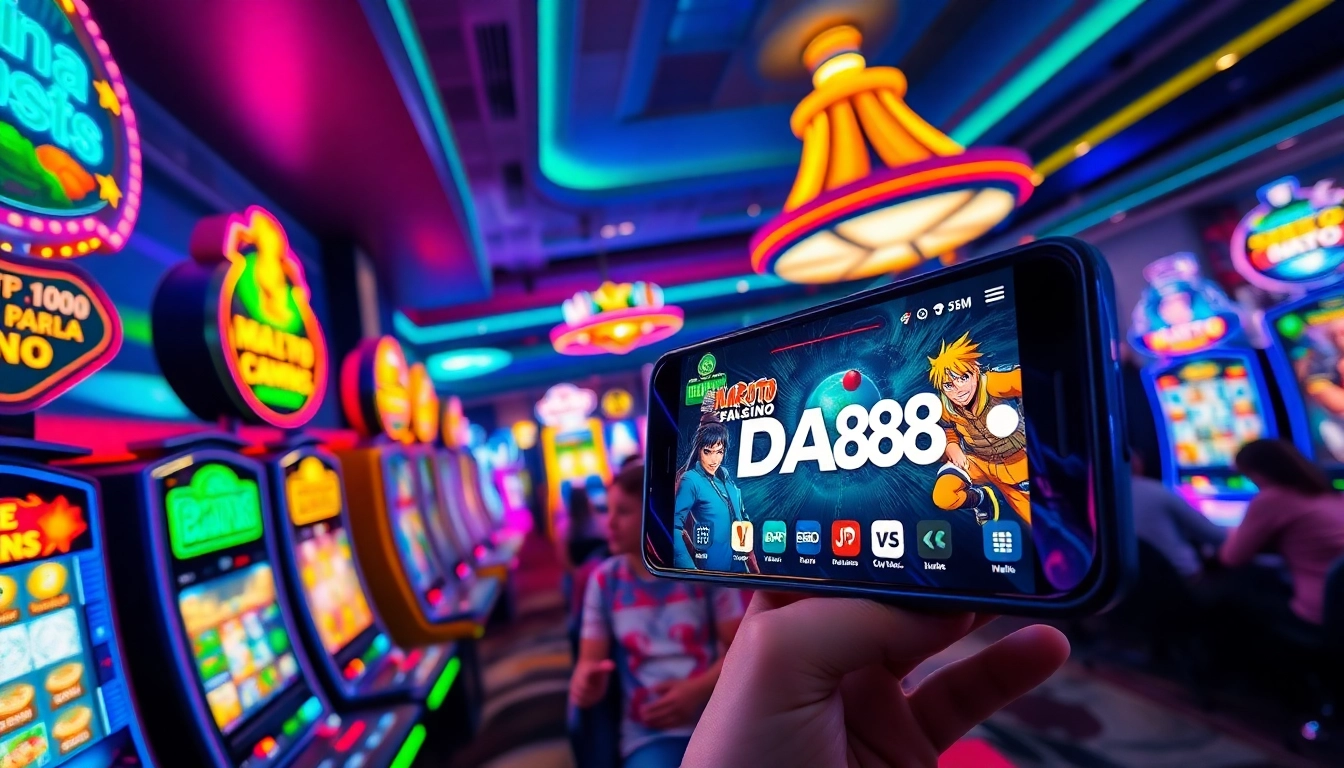 Experience thrilling gaming with the DA88 app, featuring vibrant slot themes and user-friendly design.
